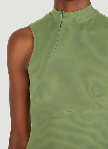 Mainline:RUS/Fr.CA/DE Mesh Zip Top Green mai0249003