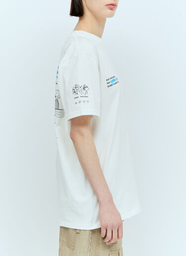 Space Available System ダイナミックTシャツ  ホワイト spa0356018