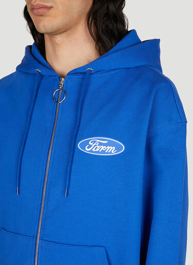 Sky High Farm Workwear Quil Lemons Farm Hooded Sweatshirt Blue skh0352019