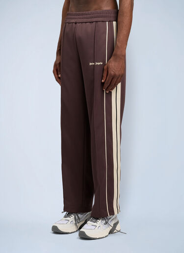 Palm Angels Classic Logo Vintage Track Pants Brown pma0164134