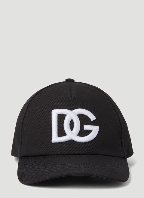 Dolce & Gabbana Logo Embroidery Baseball Cap Black dol0152006
