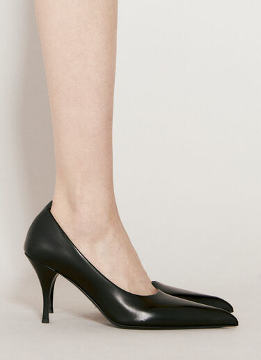 Prada Leather Pumps Black pra0256055