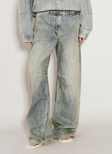 Entire Studios Dem Wide-Leg Jeans Blue ent0256004