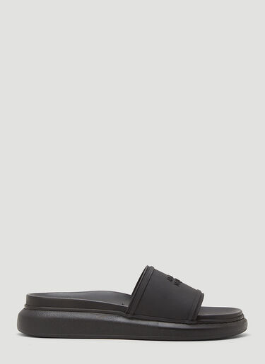 Hybrid Signature Slides Alexander McQueen Hybrid Signature Slides Black amq0144016
