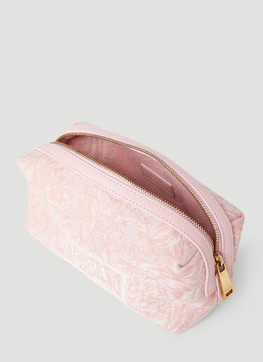 Versace Barocco Athena Jacquard Vanity Pouch Pink ver0255027