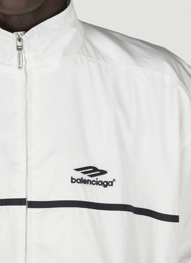 로고 모티프 트랙 재킷 Balenciaga 로고 모티프 트랙 재킷 화이트 bal0154010