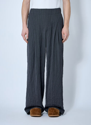 Dries Van Noten 褶皱运动裤  灰色 dvn0160027