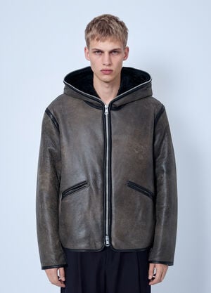 Our Legacy Full Zip Jacket Brown our0165034