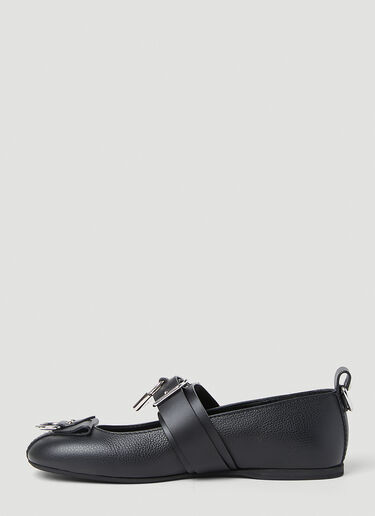 Lock Ballerina Pumps JW Anderson Lock Ballerina Pumps Black jwa0253021