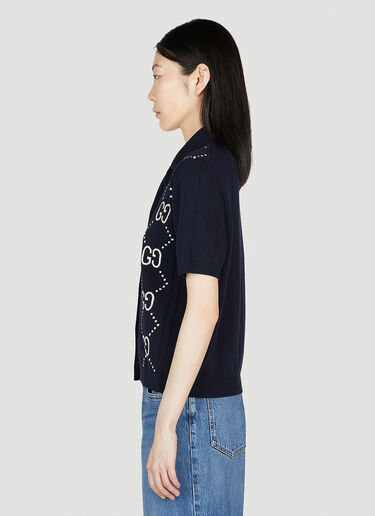 폴로 카디건 Gucci 폴로 카디건 블루 guc0253020