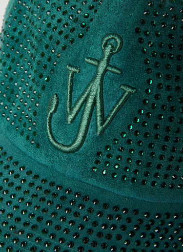 JW Anderson Embellished Baseball Cap Green jwa0252013