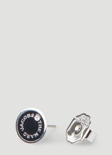 Marc Jacobs The Medallion Stud Earrings Black mcj0250052