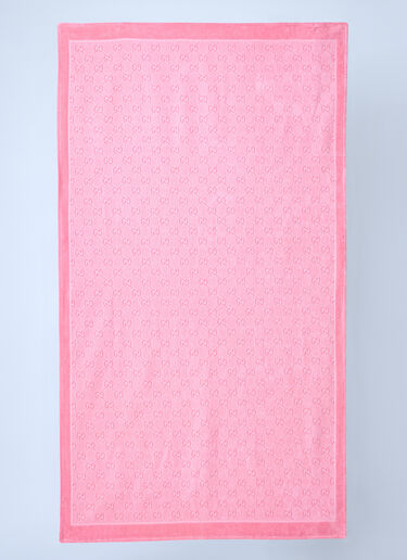 Gucci GG Terry-Cloth Towel Pink guc0259078