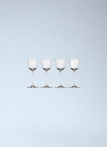 Serax x Ann Demeulemeester Set Of Four Grace Red Wine Glasses Clear wps0691766