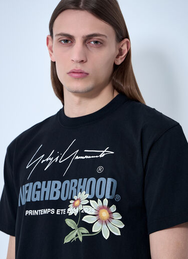 Yohji Yamamoto Logo Motif T-Shirt Black yoy0160022