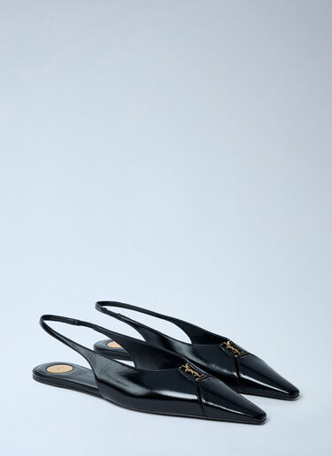 Babylon 00 Slingback Ballerina Flats Saint Laurent Babylon 00 Slingback Ballerina Flats Black sla0261082