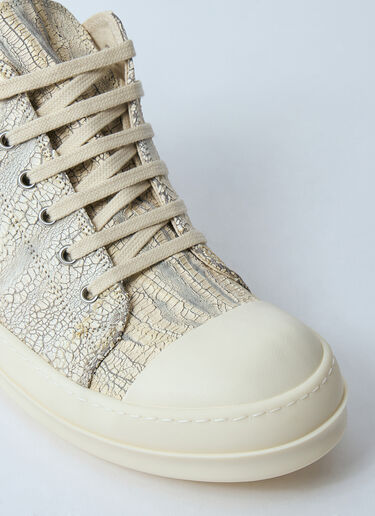 Rick Owens DRKSHDW Low-Top Coated Sneakers White drk0160019