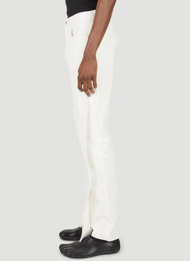 Y/Project Classic Front Panel Jeans White ypr0148008