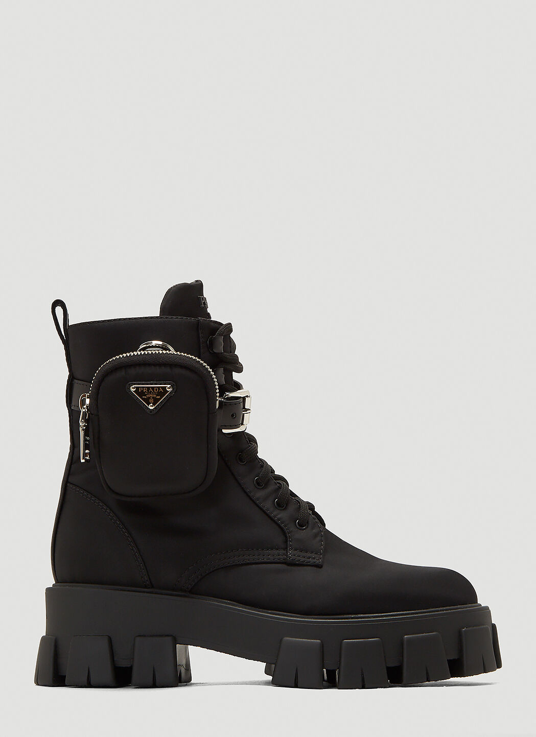 Prada mini bag combat boot store