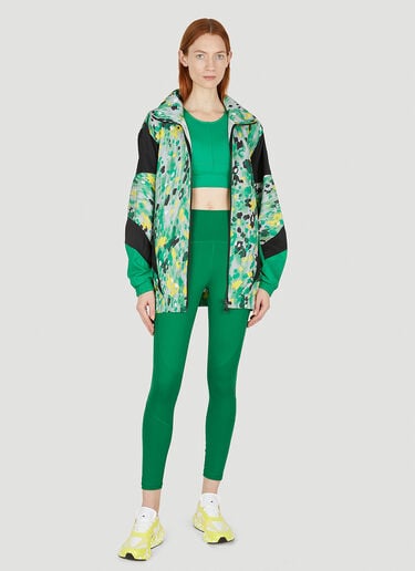 adidas by Stella McCartney Logo Print Leggings Green asm0250014