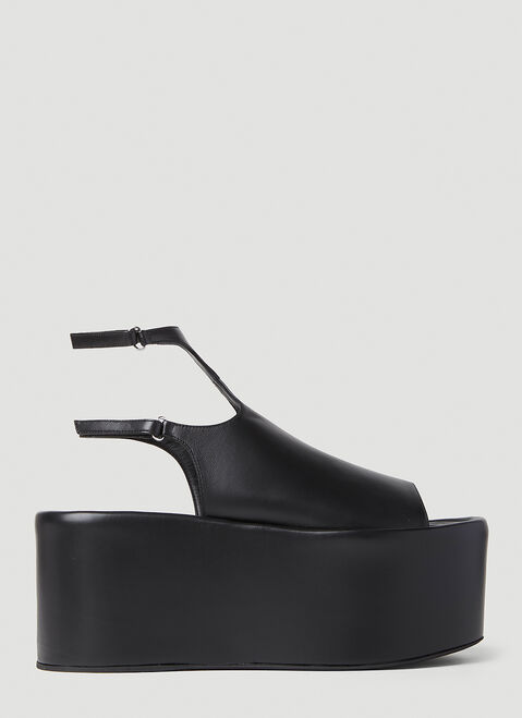 Balenciaga Cincin Platform Sandals Black bal0252062