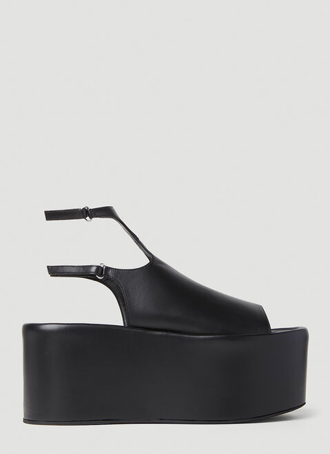 Versace Cincin Platform Sandals Black vrs0252029