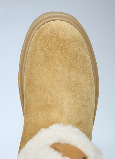 Moncler Aurea Suede Ankle Boots Camel mon0261047