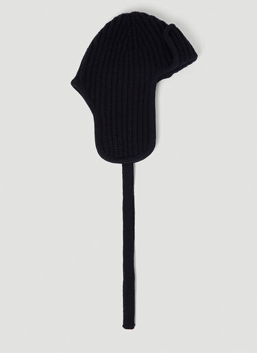 Moncler Wool Aviator Hat Black mon0254031