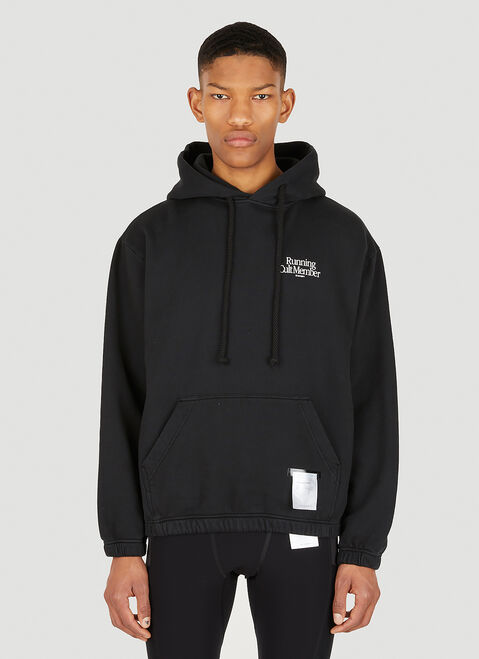 Satisfy Logo Hooded Sweatshirt Brown sat0151026