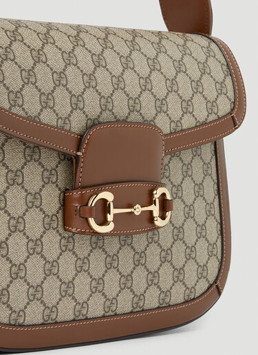 Gucci Horsebit Shoulder Bag Beige guc0152241