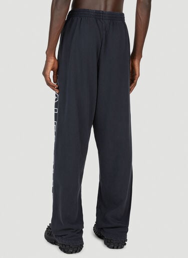 Balenciaga Logo Embroidery Track Pants Black bal0153017