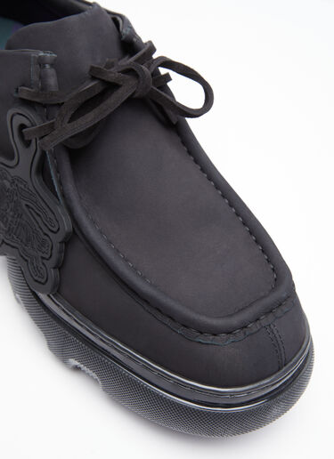 Burberry Nubuck Creeper Shoes Black bur0154016