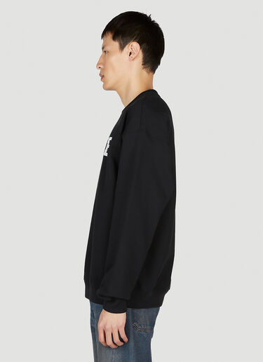 Versace Mesh Logo Sweatshirt Black ver0152014