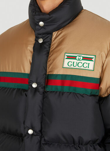 Gucci Logo Patch Down Jacket Black guc0150072