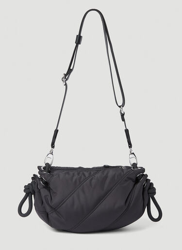 GANNI Quilted Small Shoulder Bag Black gan0253031