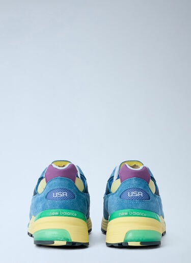LN-CC® - New Balance: Made in USA 992 Sneakers - Blue New Balance Made in USA 992 Sneakers Blue new0164003