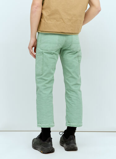 Human Made 成衣染色工装裤 绿色 hmd0156006