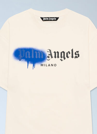 Spray Milan T-Shirt Palm Angels Spray Milan T-Shirt White pma0162137