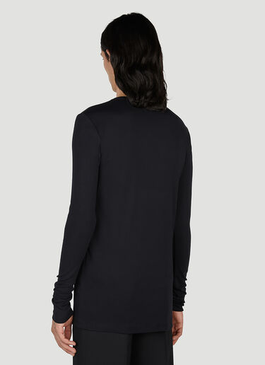 데이비 롱 슬리브 티셔츠 Ann Demeulemeester 데이비 롱 슬리브 티셔츠 블랙 ann0152009