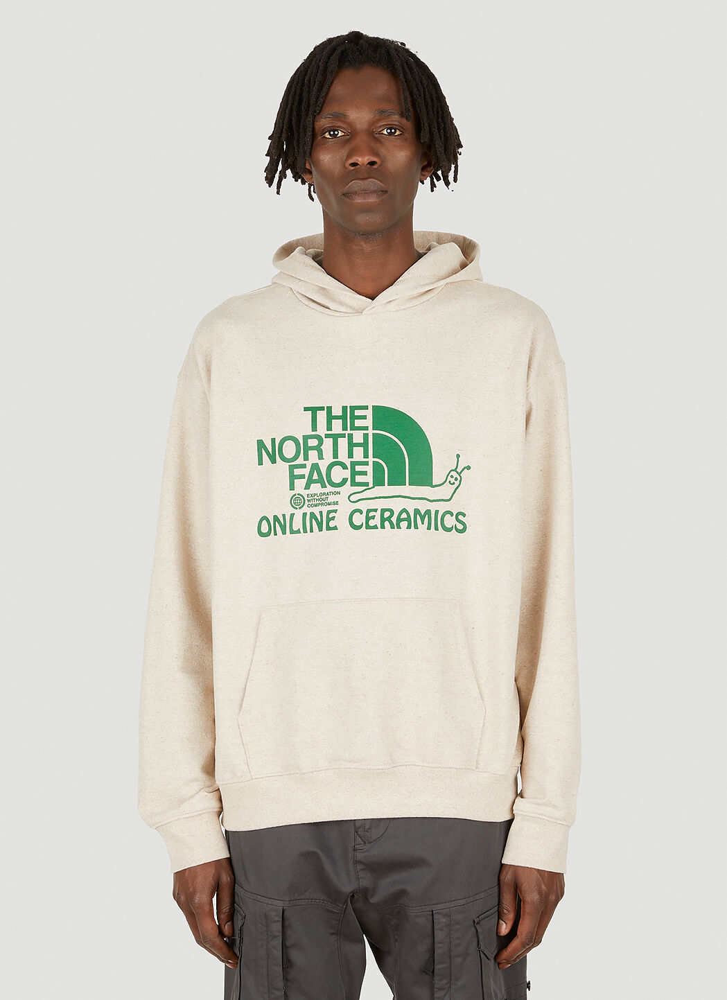 The North Face x Online Ceramics Hooded Sweatshirt in Beige LN CC