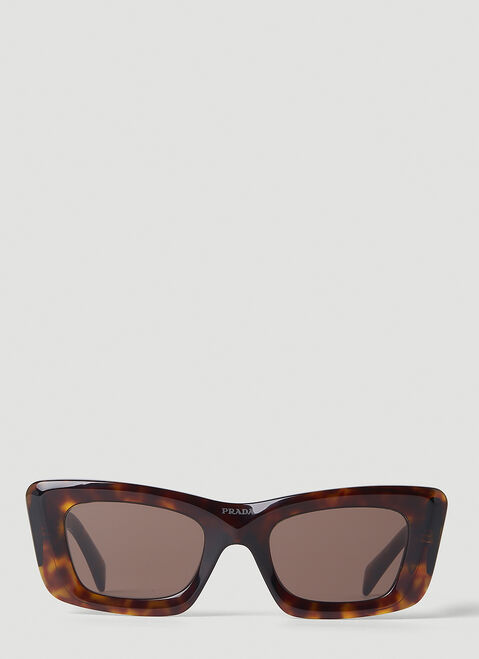 Prada Linea Rossa Cat-Eye Sunglasses Black lpl0351004