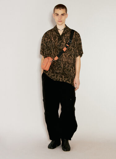 Vivienne Westwood 캠프 셔츠  그레이 vvw0156005