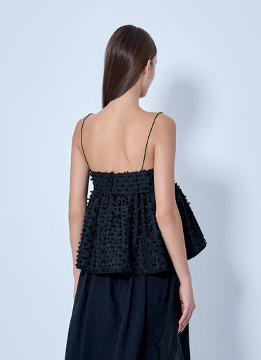 LN-CC® - Cecilie Bahnsen: Fiamma Fil-Coupé Top - Black Cecilie Bahnsen Fiamma Fil-Coupé Top Black cec0266006