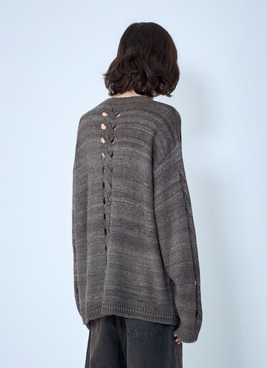 Our Legacy Popover Roundneck Sweater Brown our0164026