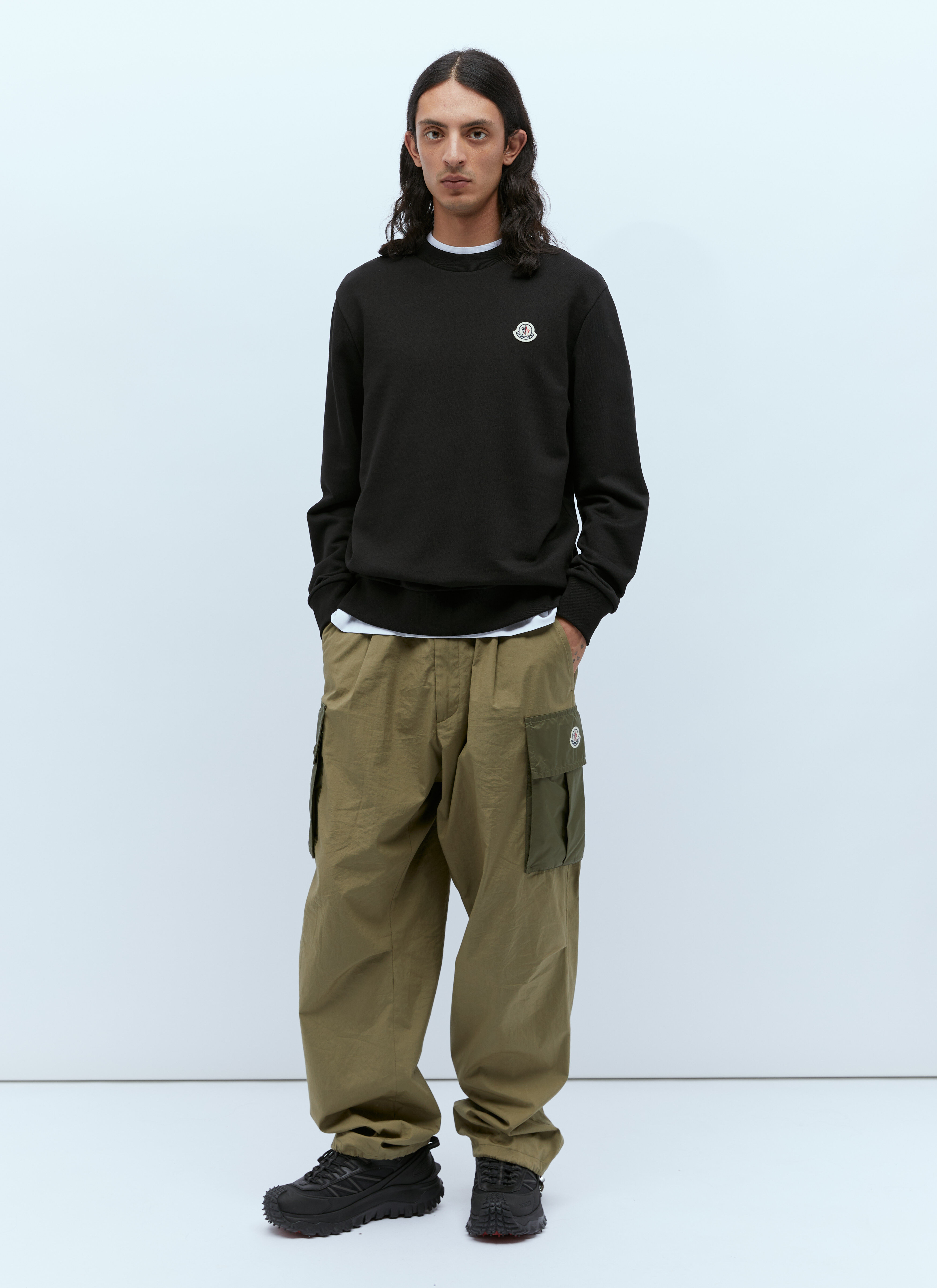 Moncler メンズ コントラストポケット カーゴパンツ の グリーン | LN-CC®
