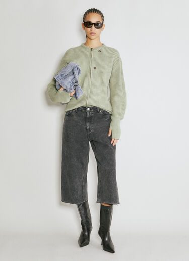 Our Legacy Zip Wrap Cardigan Green our0254016