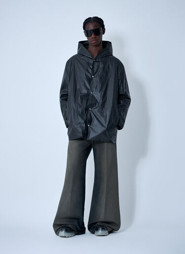 Woven Hooded Jacket Rick Owens Woven Hooded Jacket Black ric0162004