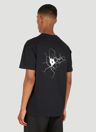 Soulland 라이트닝 로고 티셔츠 블랙 sld0149005