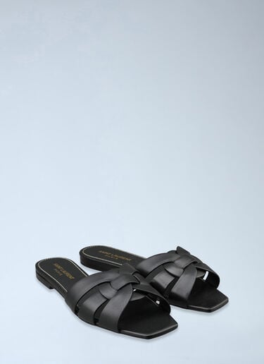 Saint Laurent Nu Pieds 05 レザーサンダル ブラック sla0236013