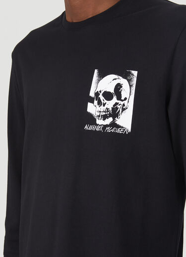 Alexander McQueen Skull Graphic T-Shirt Black amq0147005